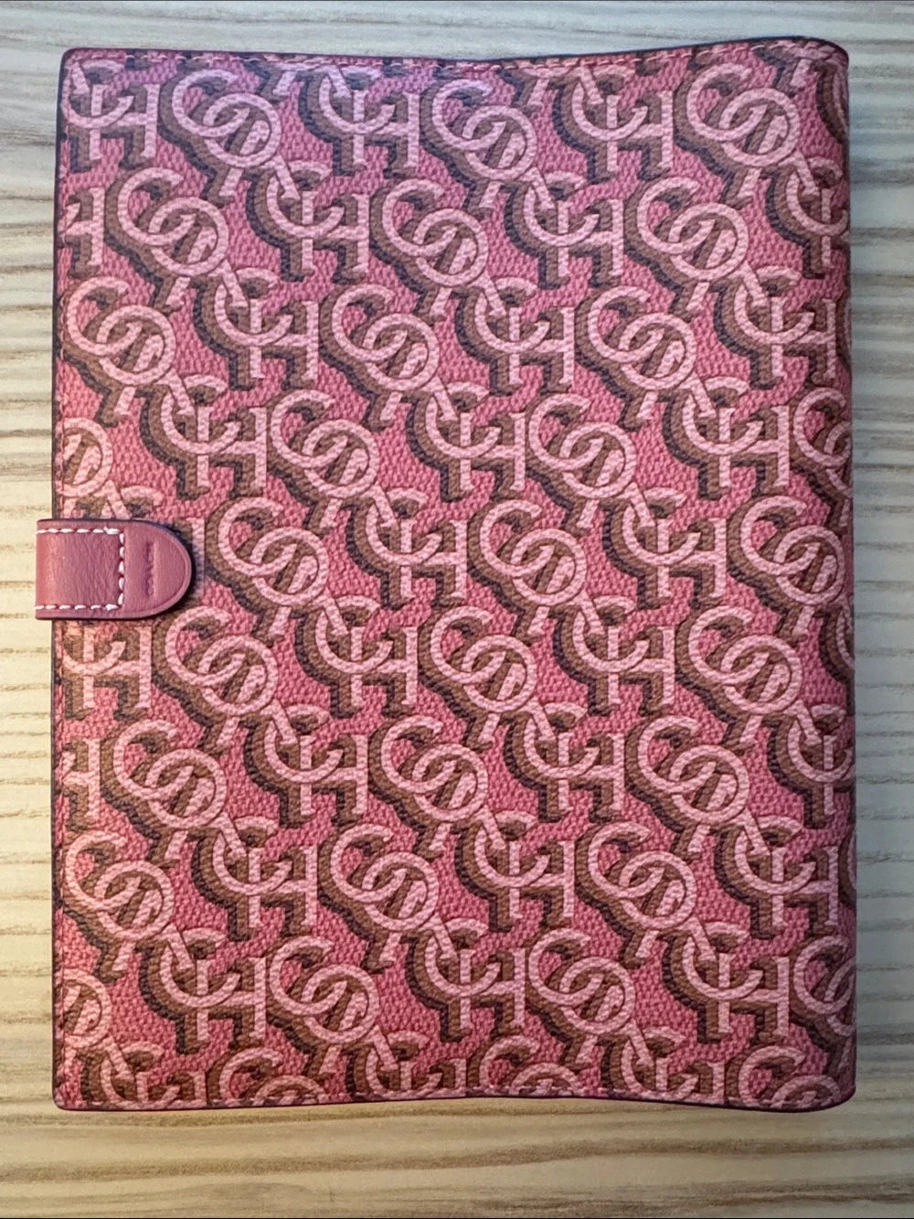 Limited Edition Coach Pink Signature Canvas Notebook Cover